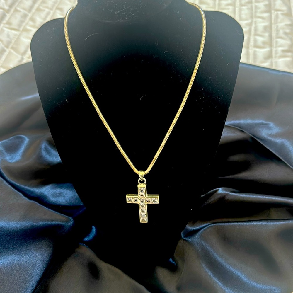 Swarovski Crystal Cross Necklace